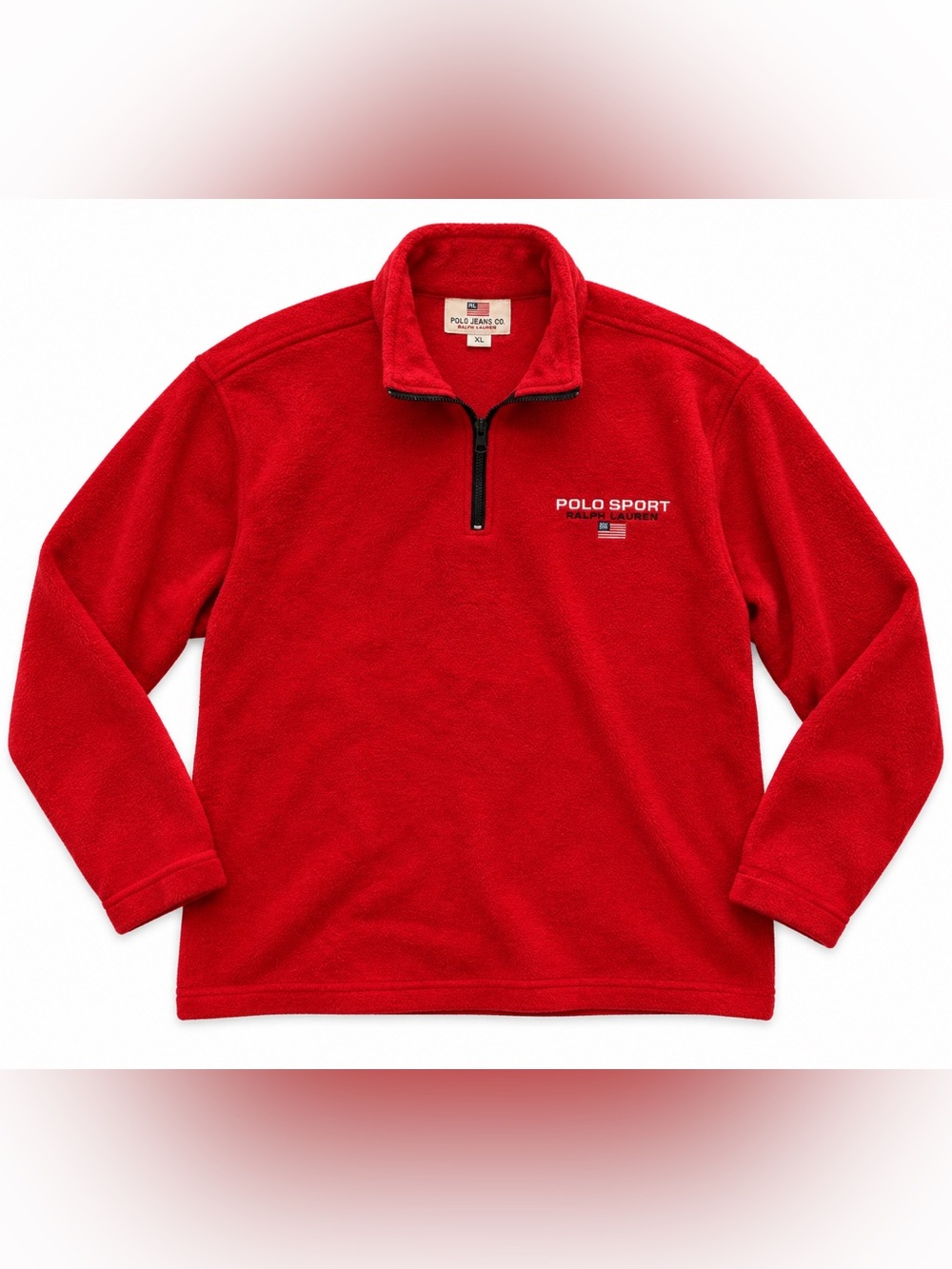 Polo Jeans Co pullover fleece red XL men’s